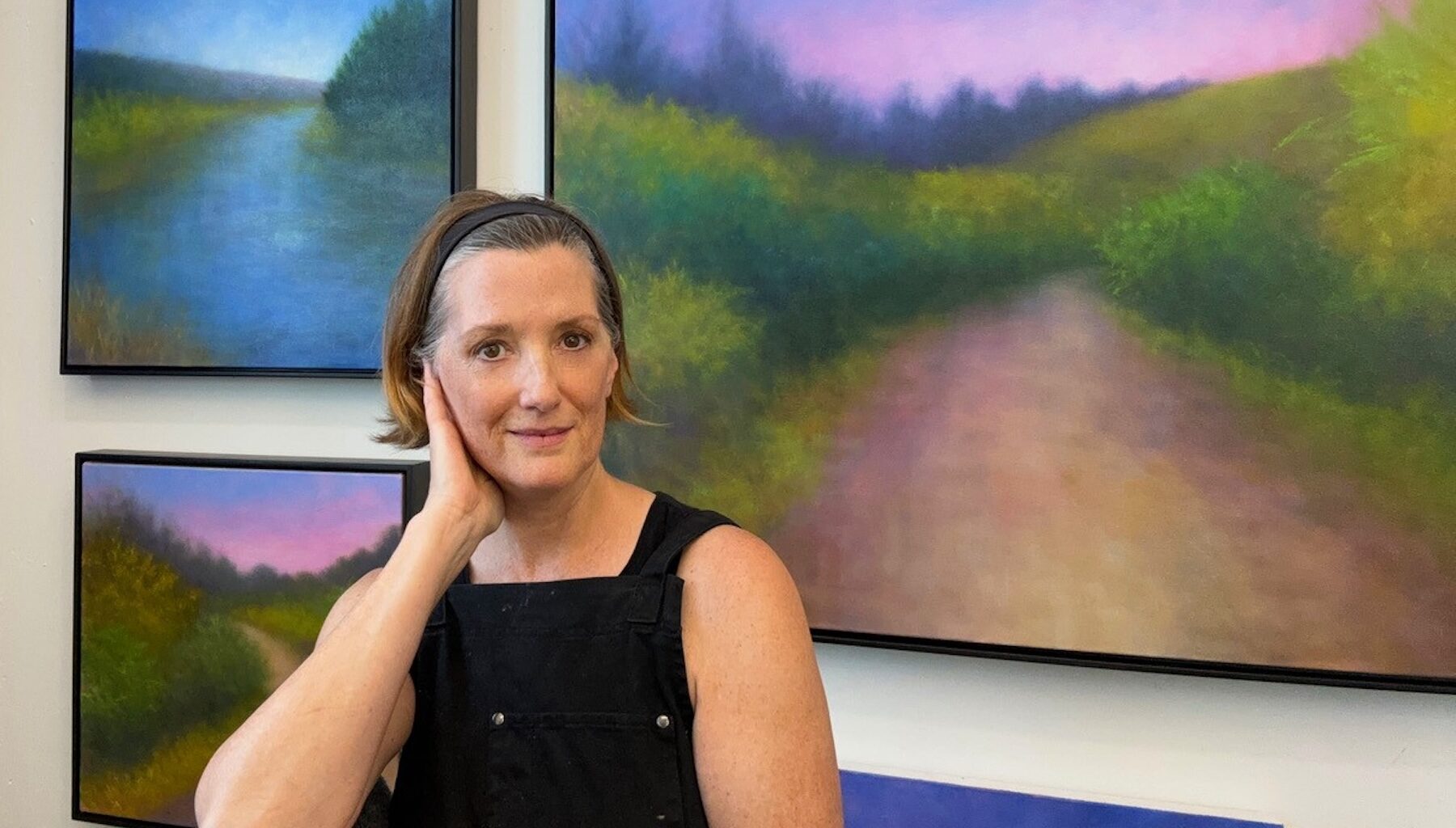 A soft touch: Victoria Veedell looks to capture 'the feeling of it'