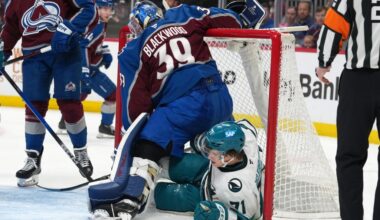 San Jose Sharks lose to Colorado Avalanche, face questions at Olympic Break