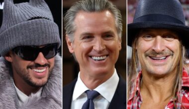 Newsom Declares 'Bad Bunny Day' in California, Trolls Kid Rock