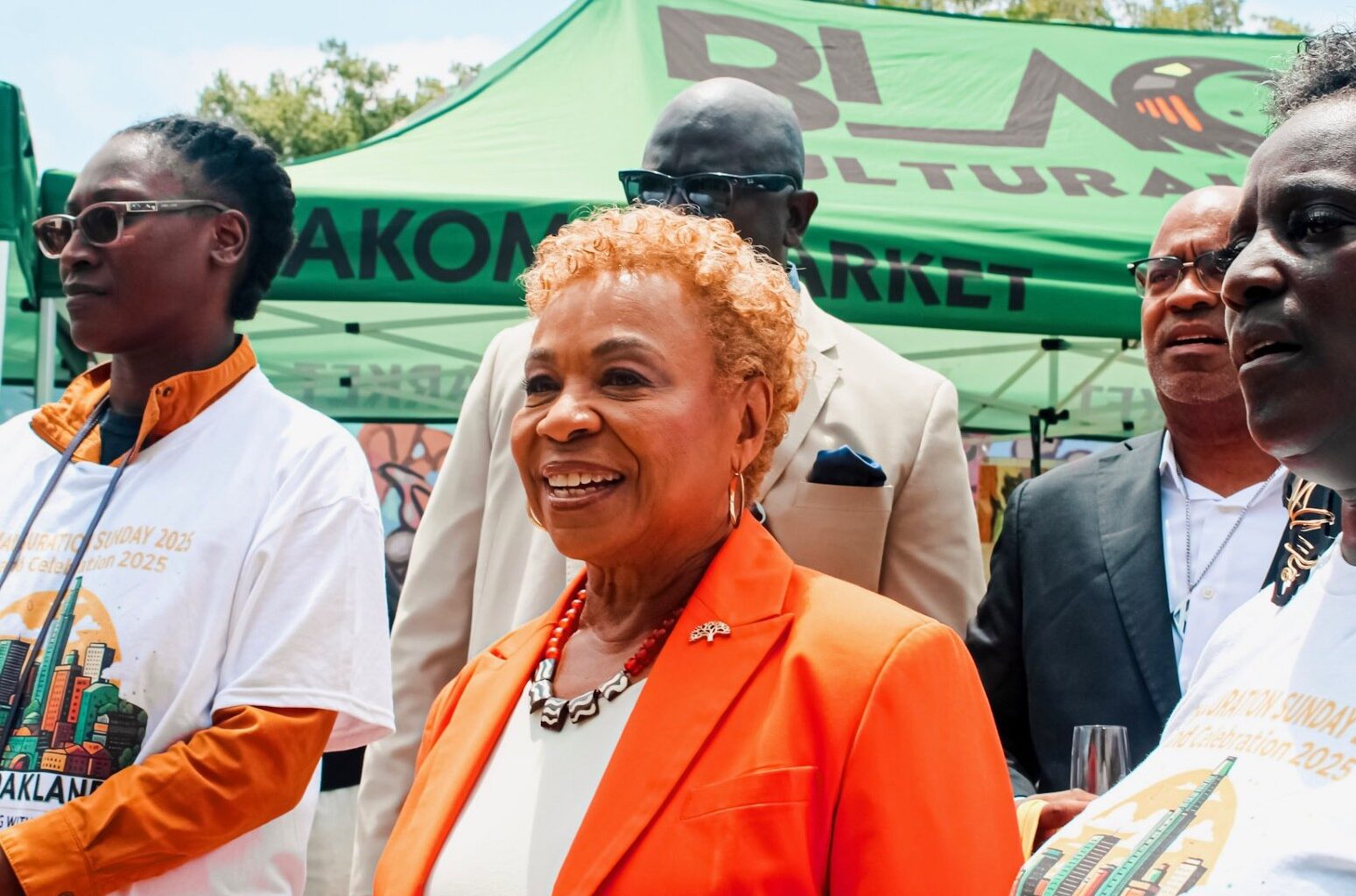 Barbara Lee is relying on big companies and foundations to raise millions for the city