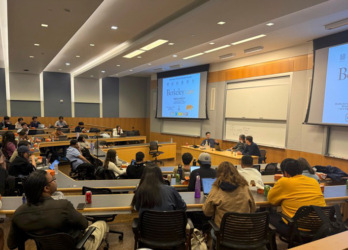 Panelists at an event