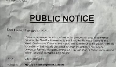 Berkeley Orders Closure of Homeless Encampment Amid Leptospirosis Concerns