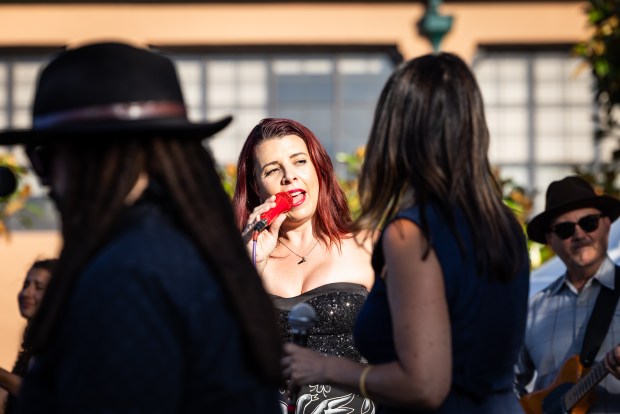 Whitney Shay belts out a song. (Milan Kovacevic)