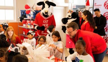 Chick-fil-A Owner Operator Jon Hooper to provide boxed meals for students, faculty, staff, and volunteers, while also donating a fully stocked on-site food pantry accessible to the Burckhalter Elementary School community.