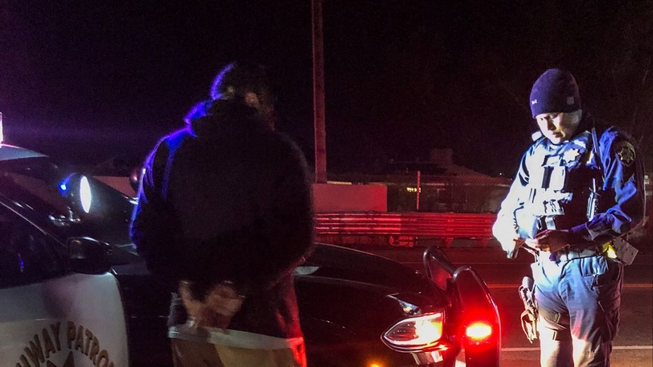 CHP and partner agencies made nine DUI arrests and issued 128 citations during a weekend street racing crackdown in Fresno County. (CHP)