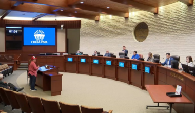 Chula Vista residents rally in support of embattled police chief – NBC 7 San Diego