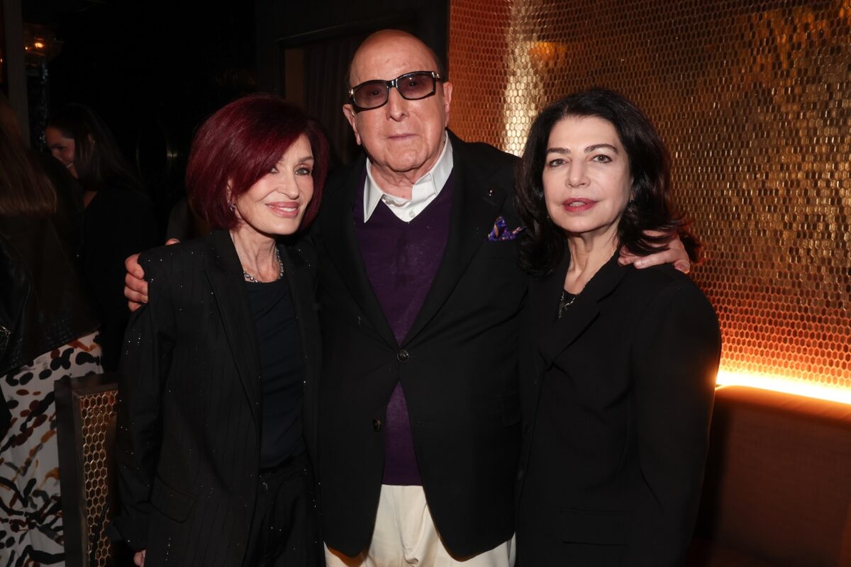 Sharon Osbourne, Clive Davis and Michele Anthony at Billboard Power 100 Presented by VENU held at Zouk on January 28, 2026
