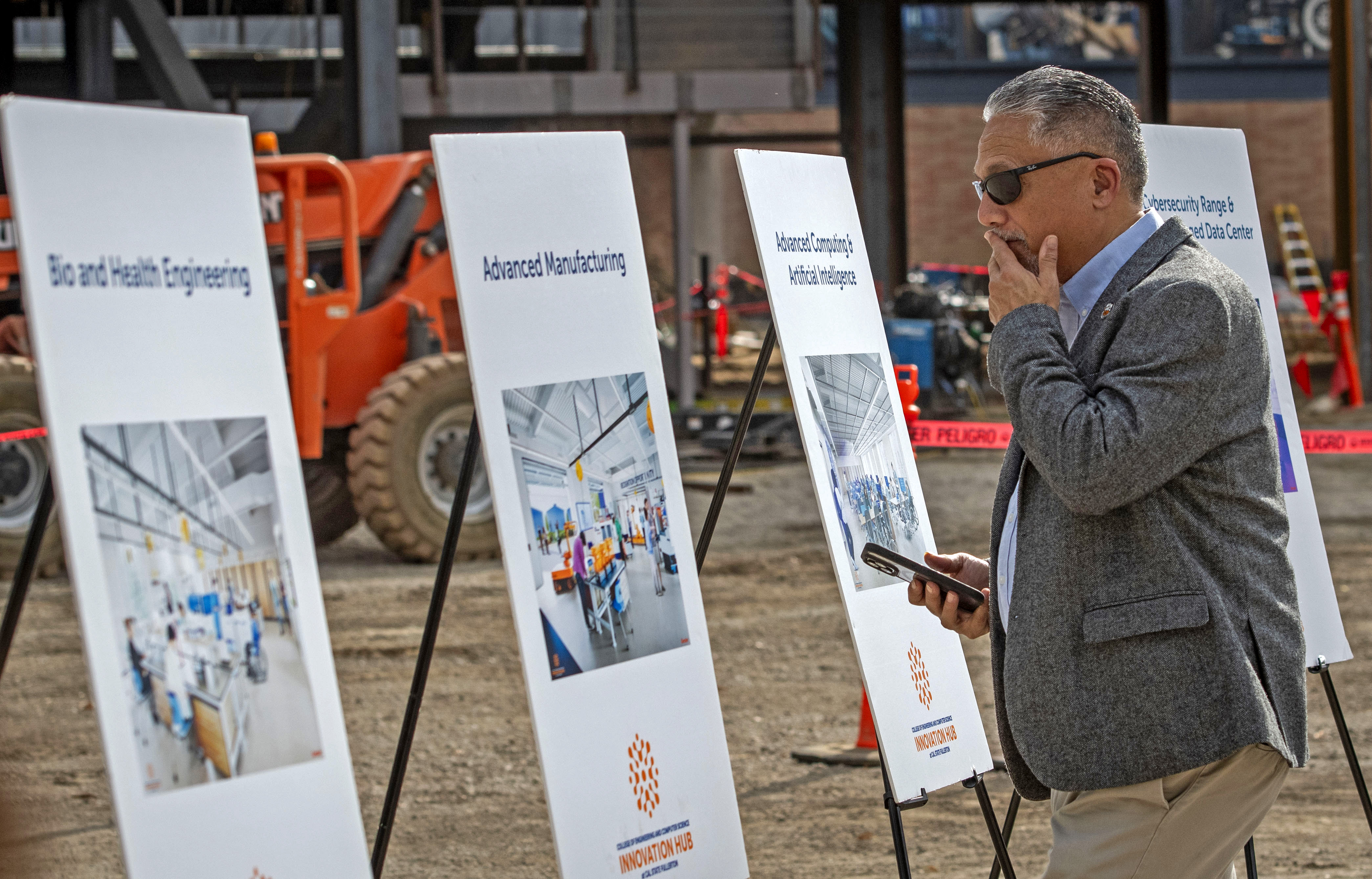 The CSUF College of Engineering and Computer Science Innovation Hub...