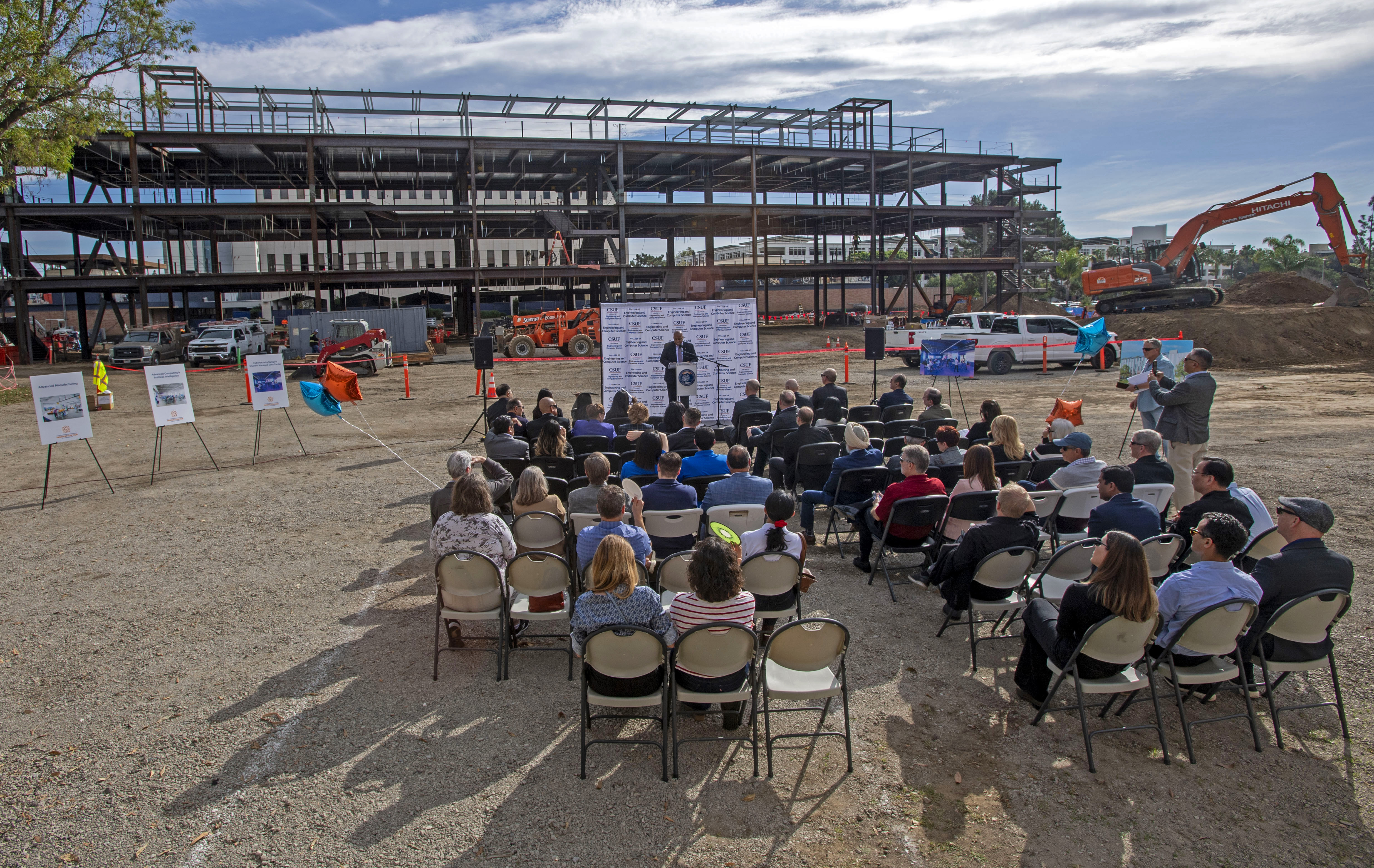 The CSUF College of Engineering and Computer Science Innovation Hub...