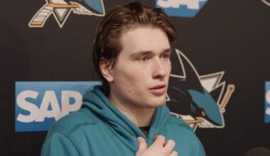 Celebrini Looks Forward to Sharks' Playoff Push, But Says Olympic Loss Will Stay With Him "Forever"