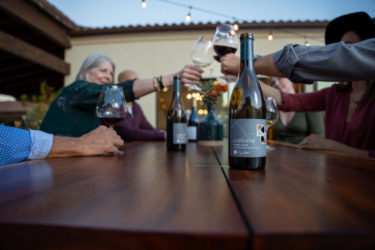 Patio at Convene by Dan Kosta in Healdsburg.