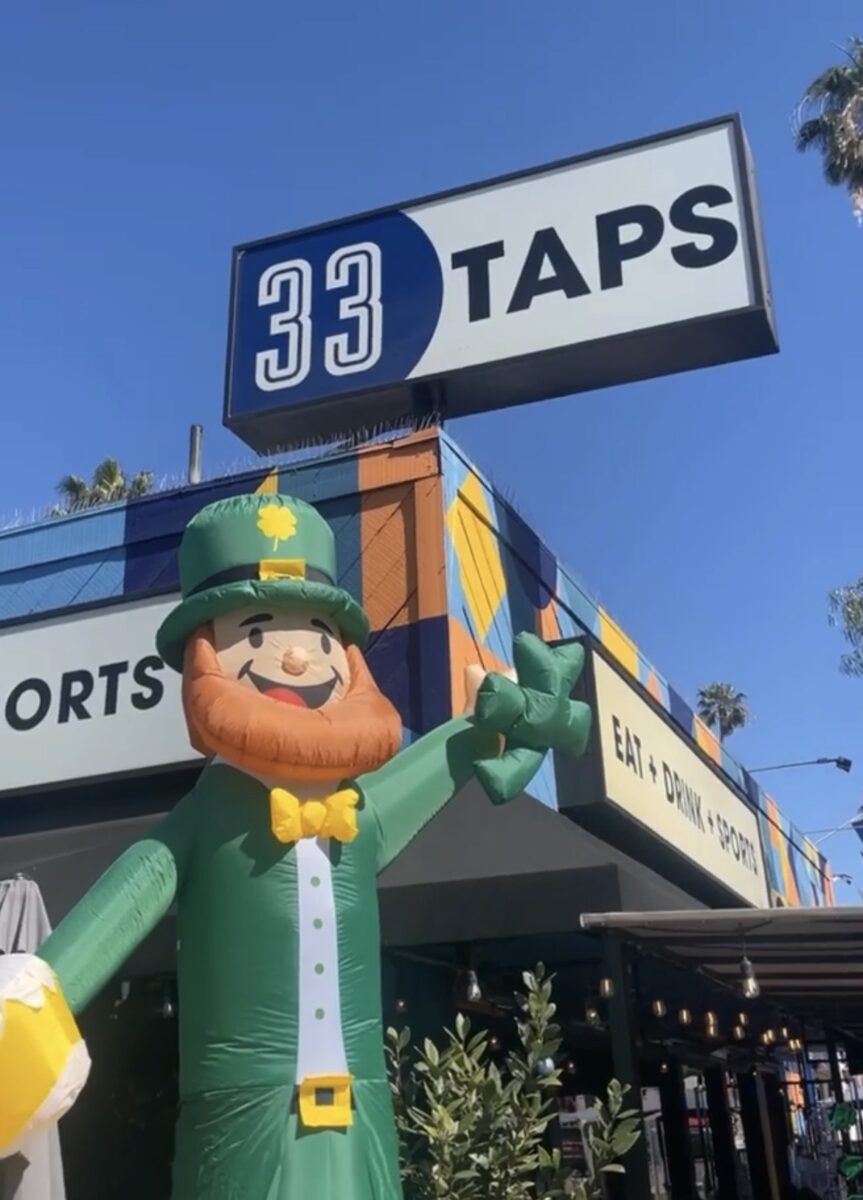 33 Taps St. Patrick's Day
