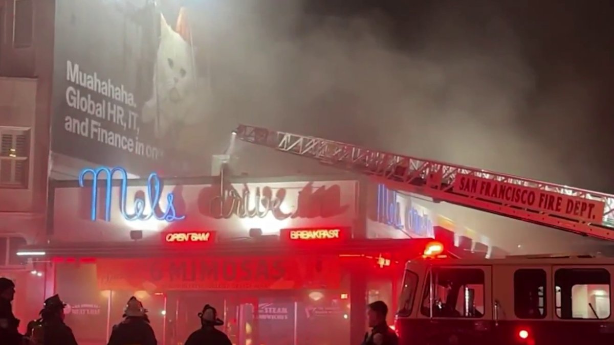 Fire breaks out at Mel’s Drive-In diner in San Francisco – NBC Bay Area