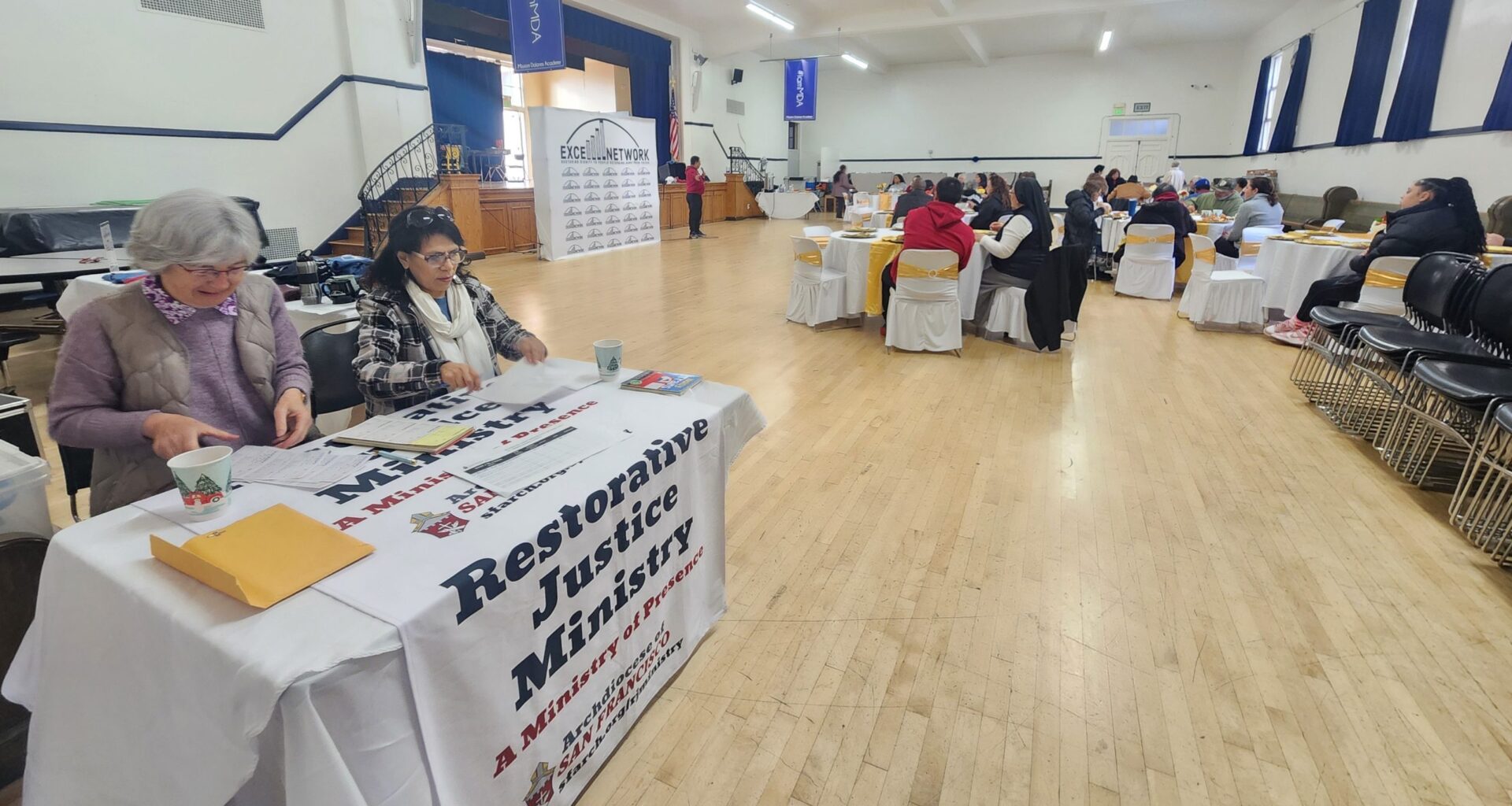 The DAPO Community Reentry Unit at an event with the Archdiocese of San Francisco.