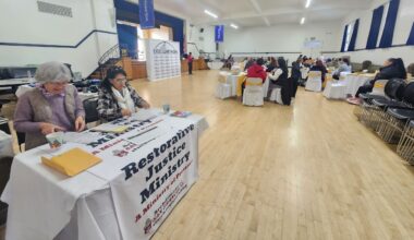 The DAPO Community Reentry Unit at an event with the Archdiocese of San Francisco.