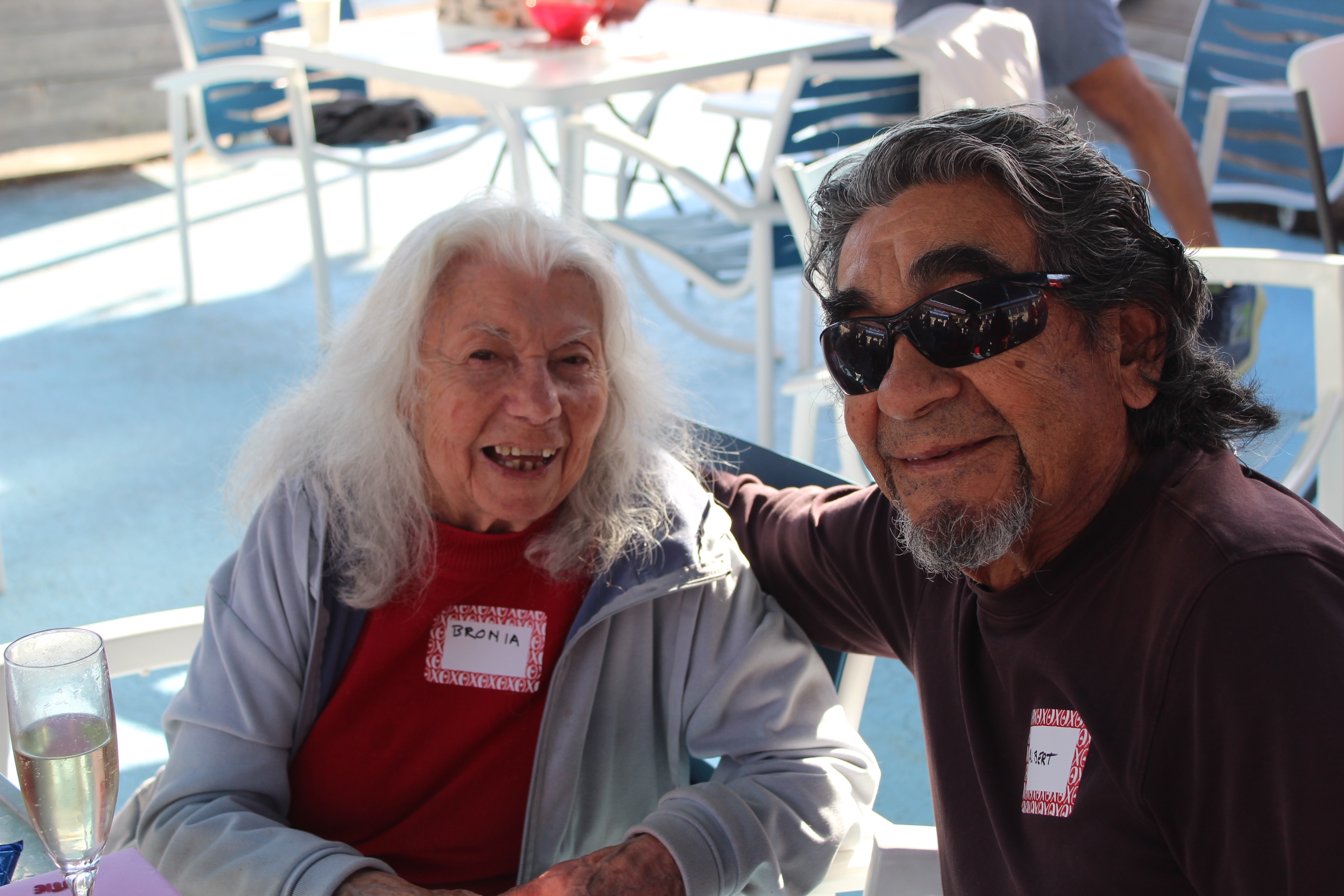 Bronia Szycer and Albert Hugo-Martinez (Carly Michaels)