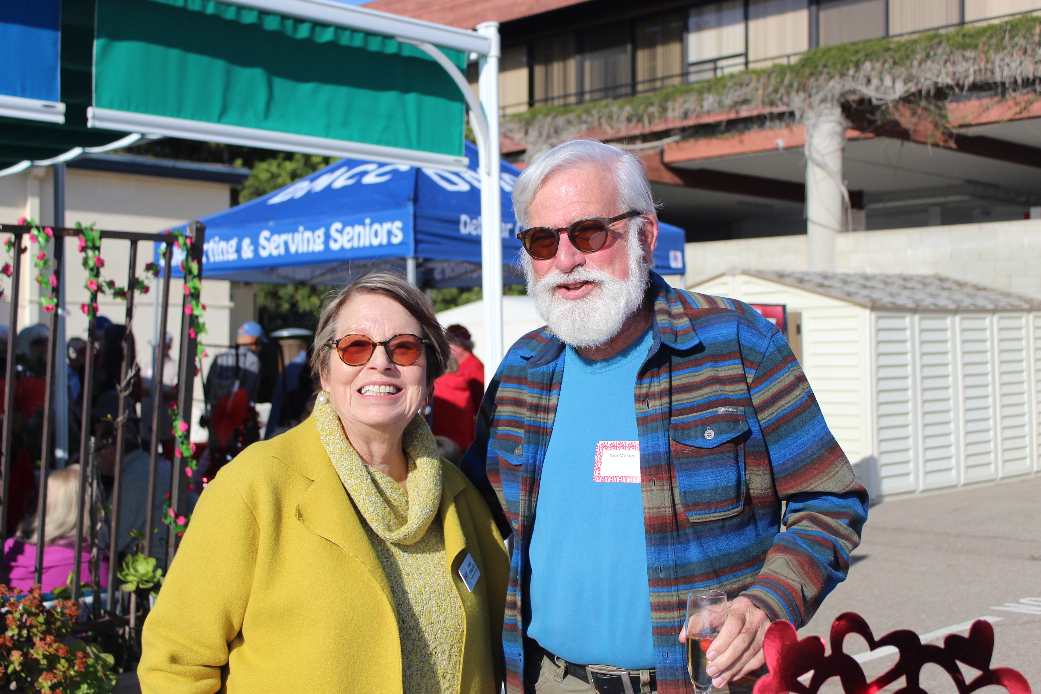 DMCC Board Member Judy Schuckit and Don Mosier (Carly Michaels)