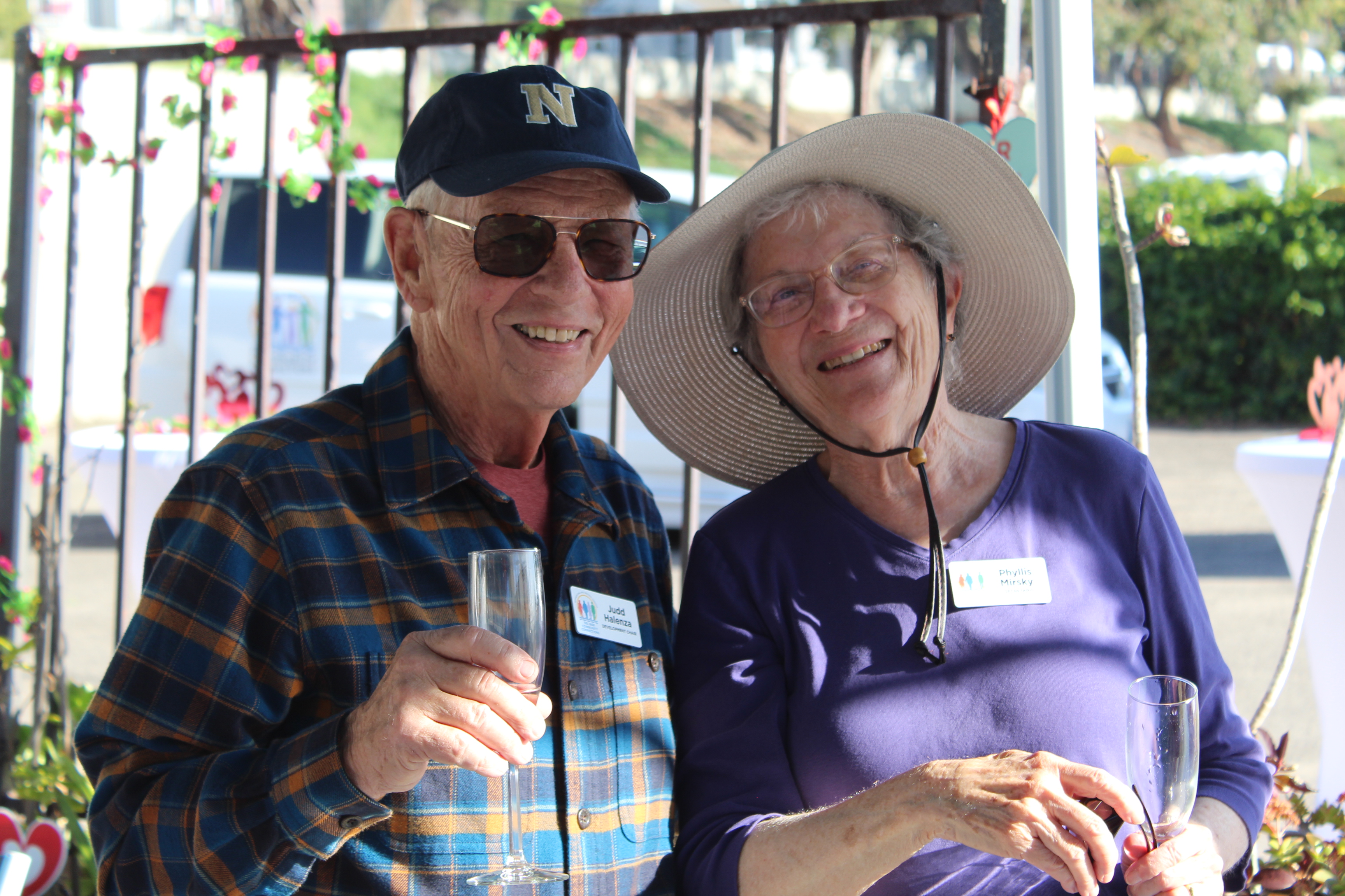 DMCC Board Members Judd Halenza and Phyllis Mirsky (Carly Michaels)