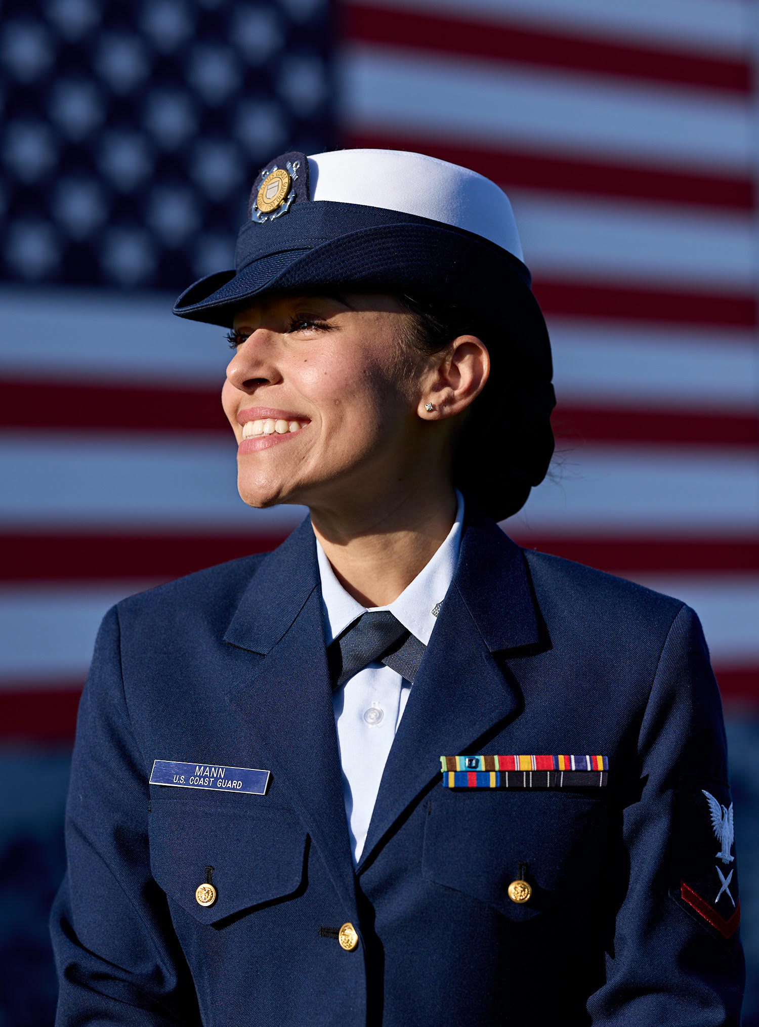 Coast Guard Petty Officer 3rd Class Nicole Mann (Steven Freeman,...