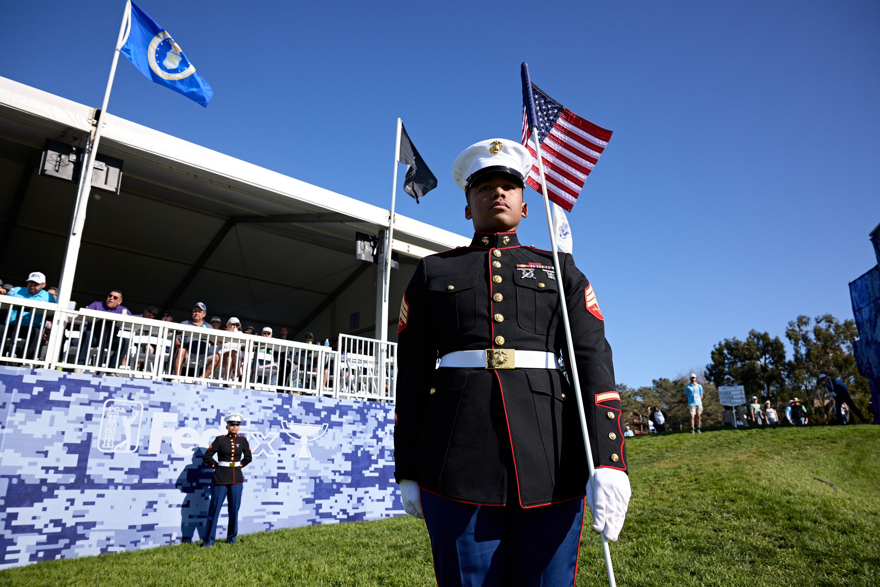 Marine Corps Sgt. Elija Falk (Steven Freeman, the Harbaugh Foundation)