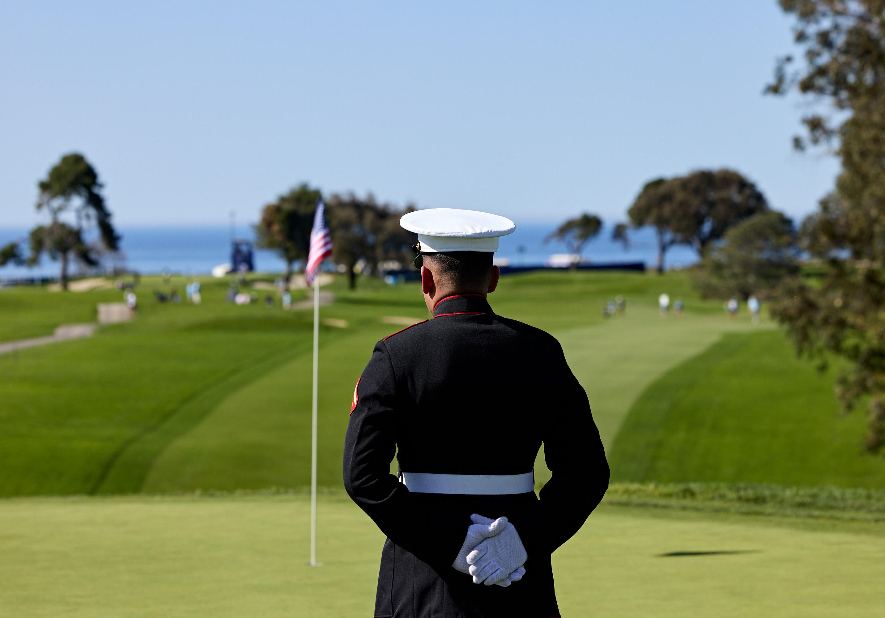 Marine Corps Sgt. Elija Falk (Steven Freeman, the Harbaugh Foundation)