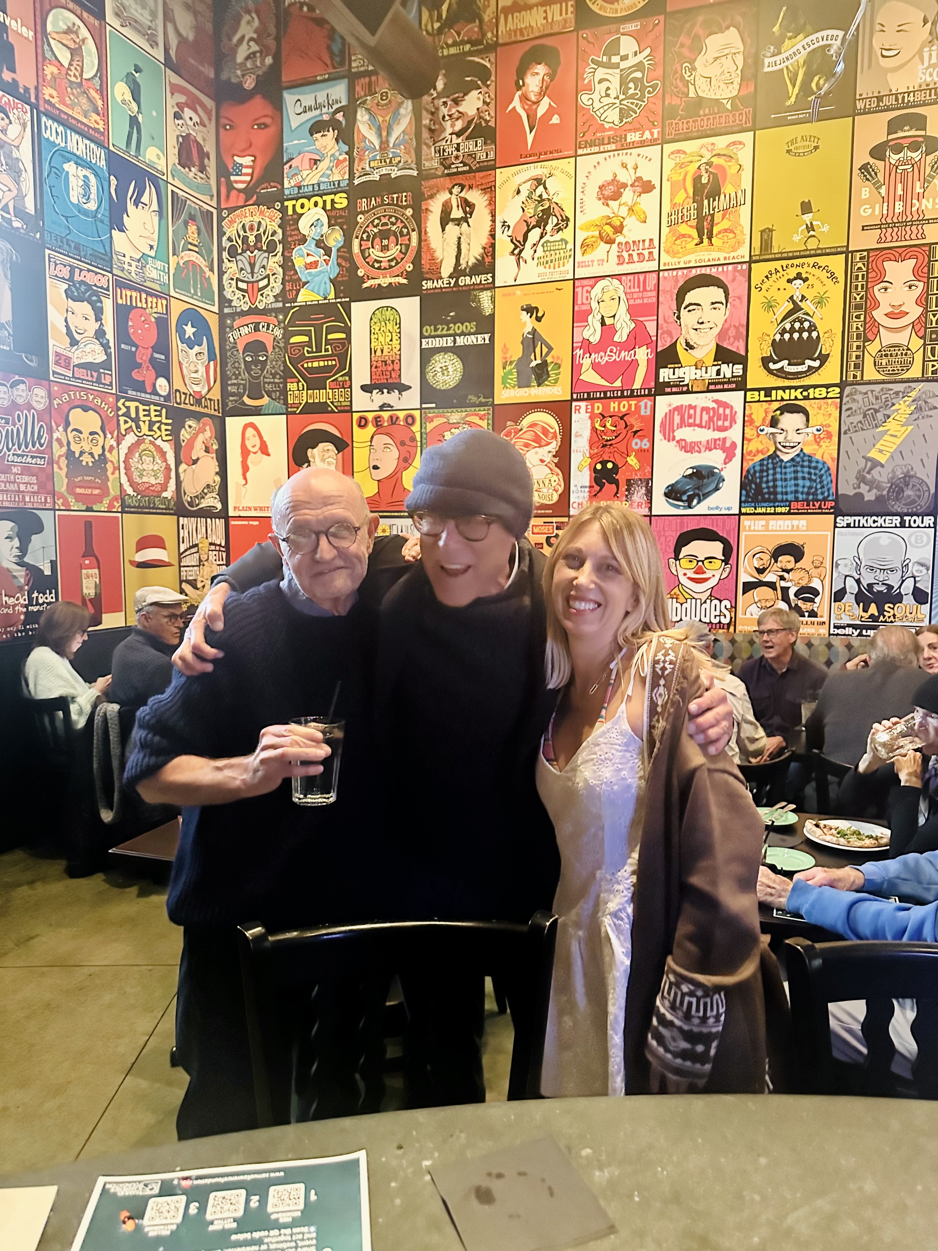 Steve Chapple (left) with Bart Ziegler and Stephanie Keane from...