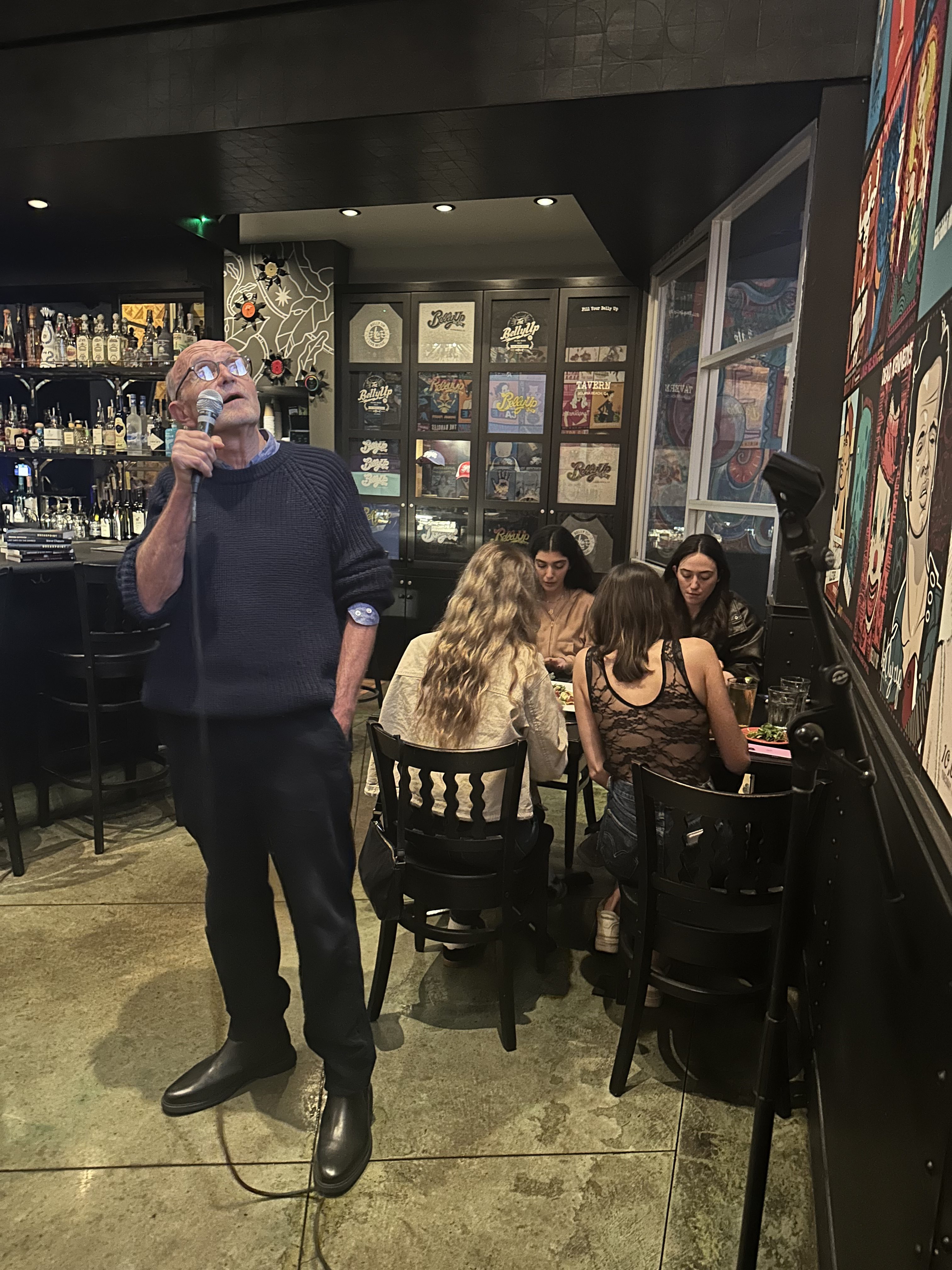 Steve Chapple leads conversation on climate and politics. (Stephanie Keane)