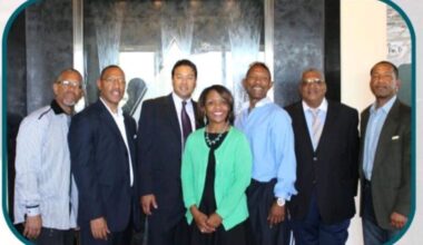 The Turner Construction group members.