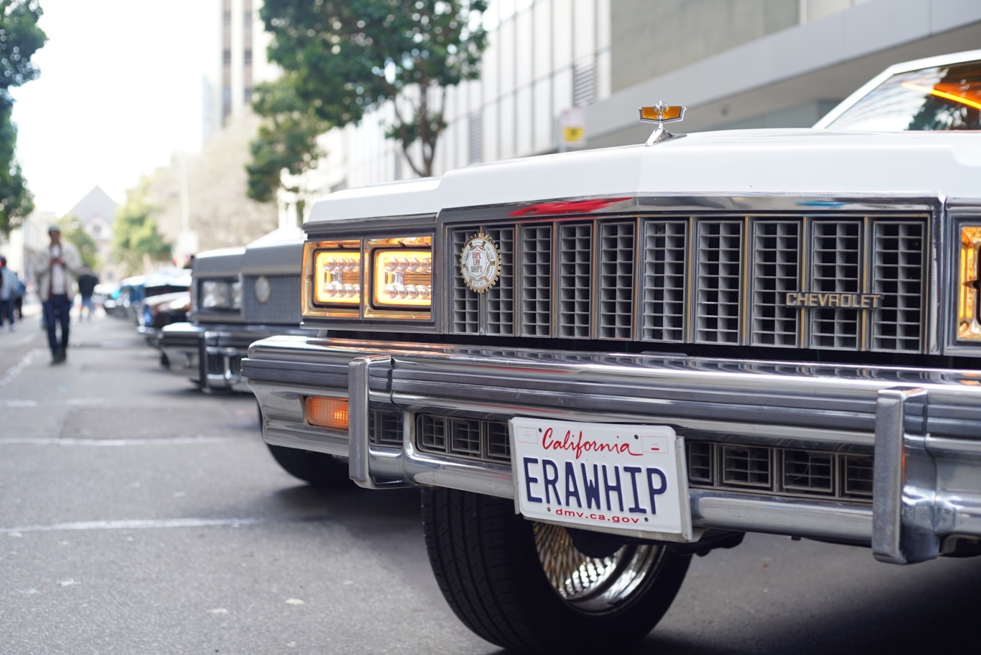 A close-up of a license plate that reads 