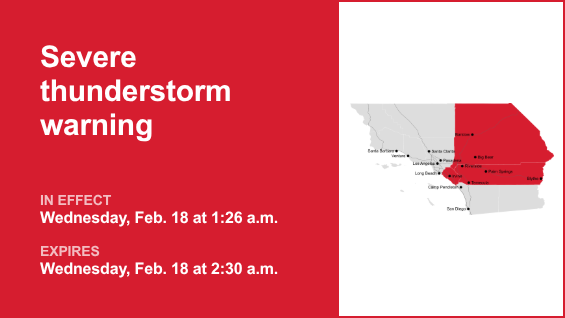 Damaging winds anticipated with thunderstorms in Orange County Wednesday — gusts could peak at 60 mph – Orange County Register