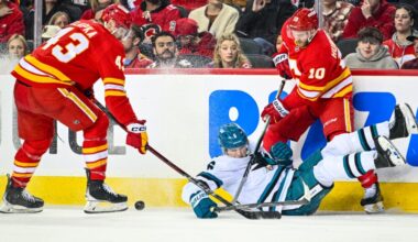 Sharks Burned by Lack of Desperation, Lose 3-2 to Flames