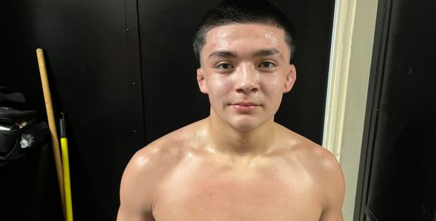 Esperanza sophomore Dimetri Molina is Orange County's top-ranked boys wrestler at 157 pounds. (Photo by Steve Fryer, Orange County Register/SCNG)