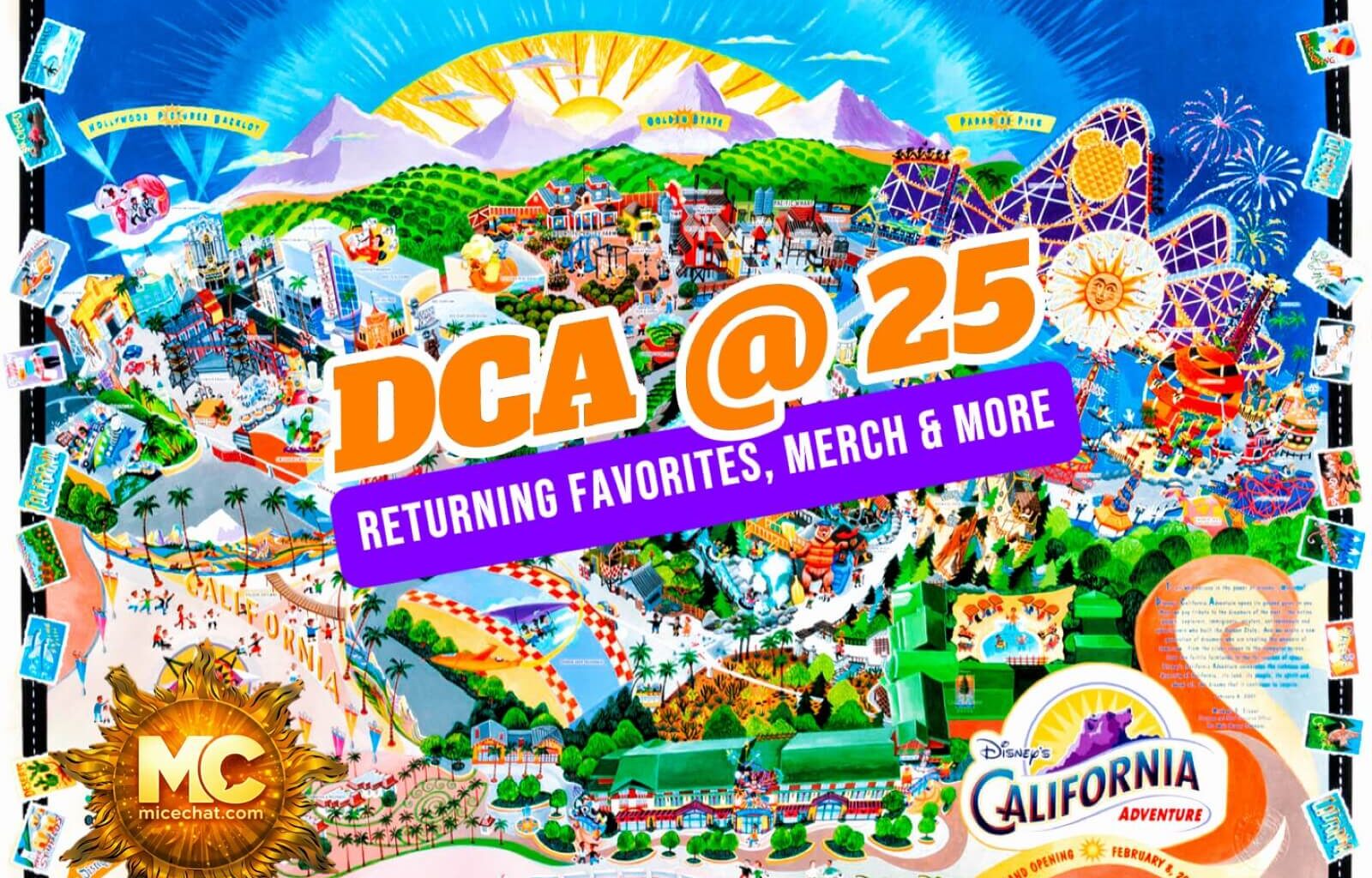 Disneyland California Adventure 25th Anniversary Celebration Guide