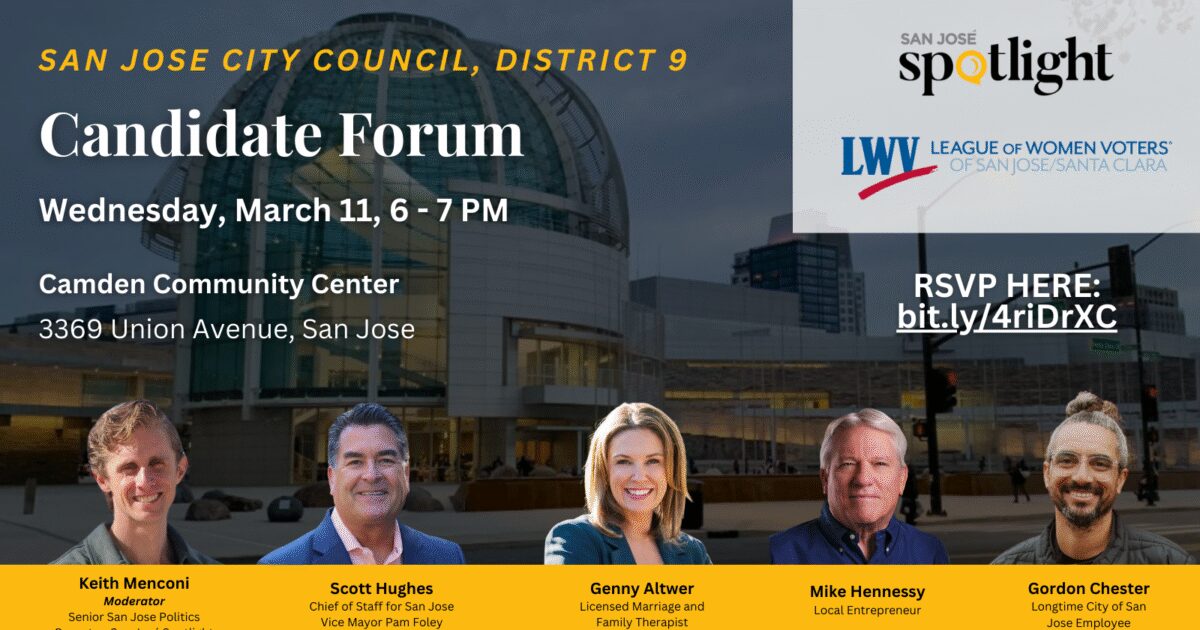 San Jose City Council District 9 Candidate Forum