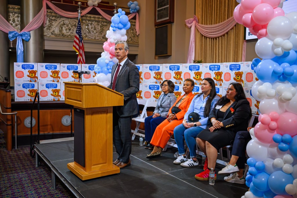 As costs balloon, ‘diaper insecurity’ is a growing problem for parents. A new California program is offering free diapers to help them.