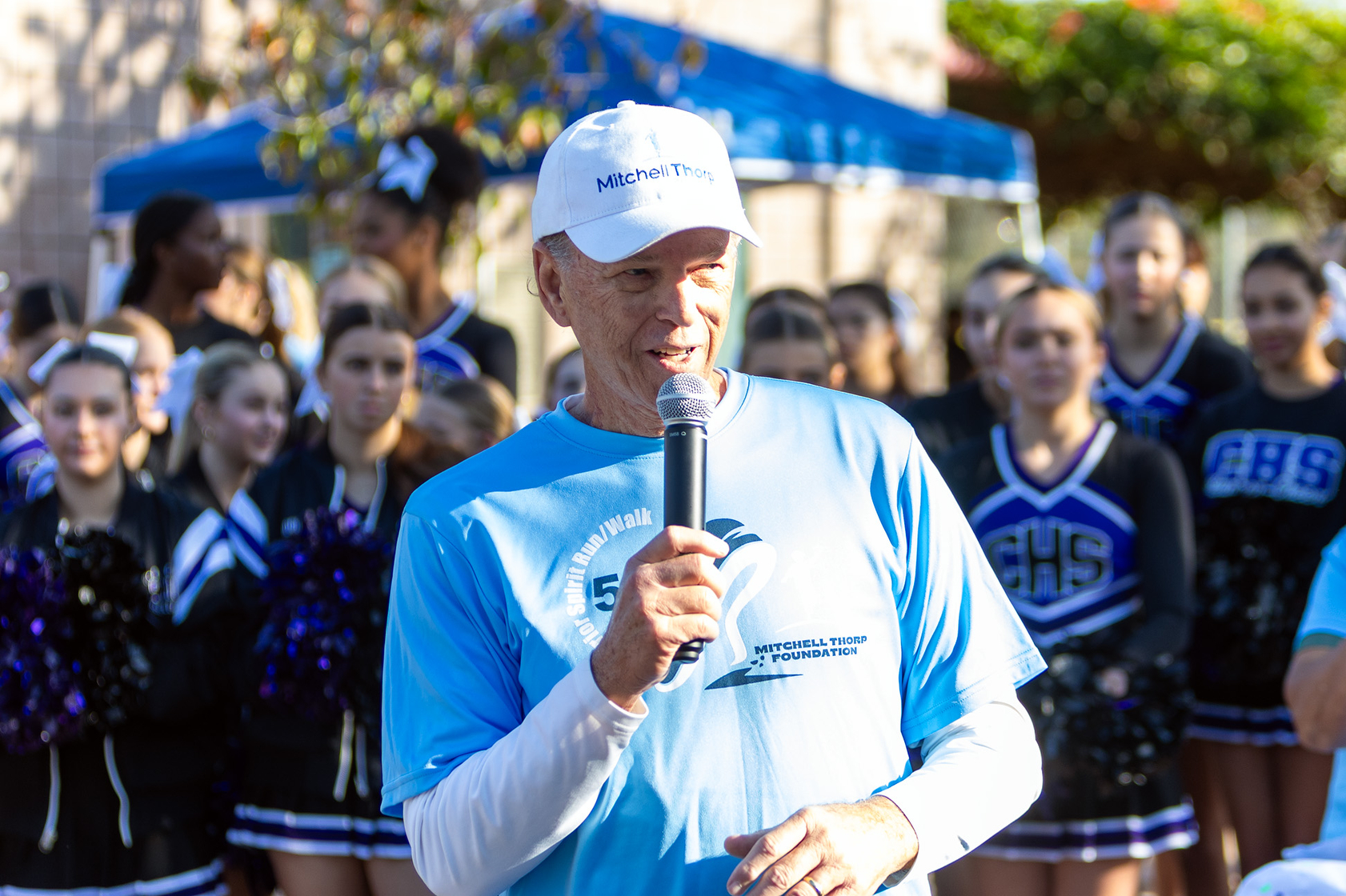 Brad Thorp welcomes all who came to participate in the...