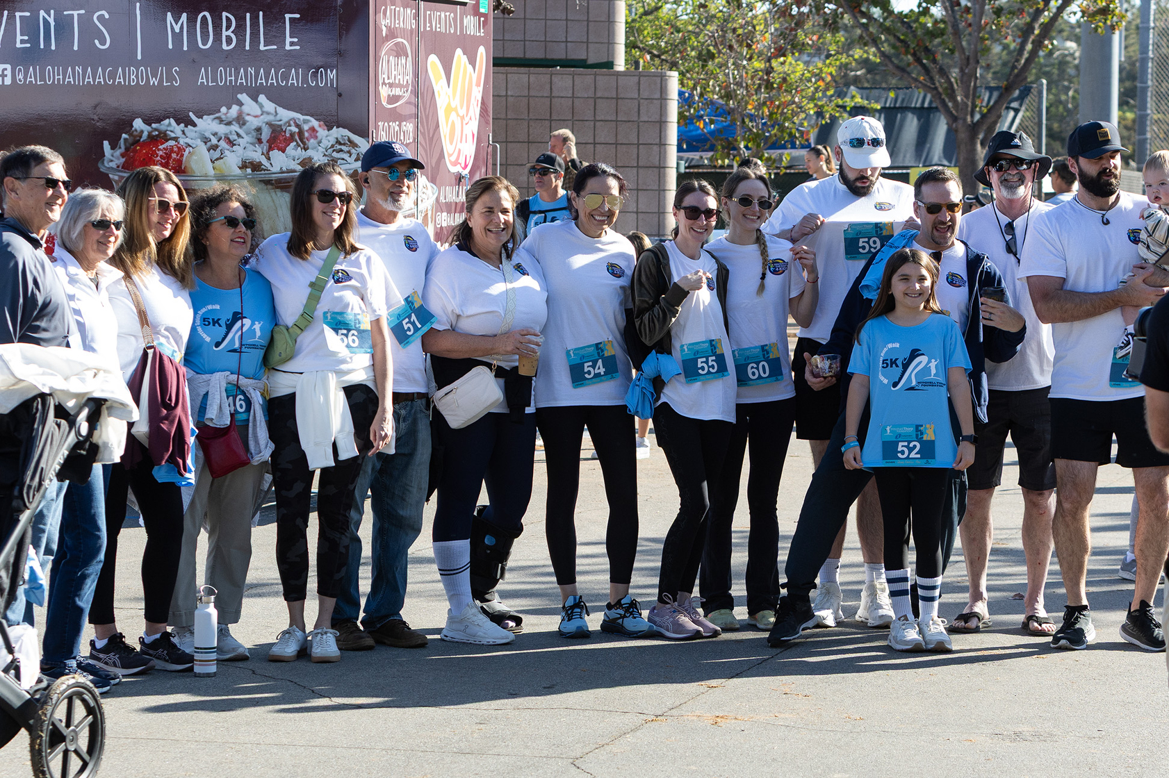 A large group of supporters came out from Innovative Therapy...