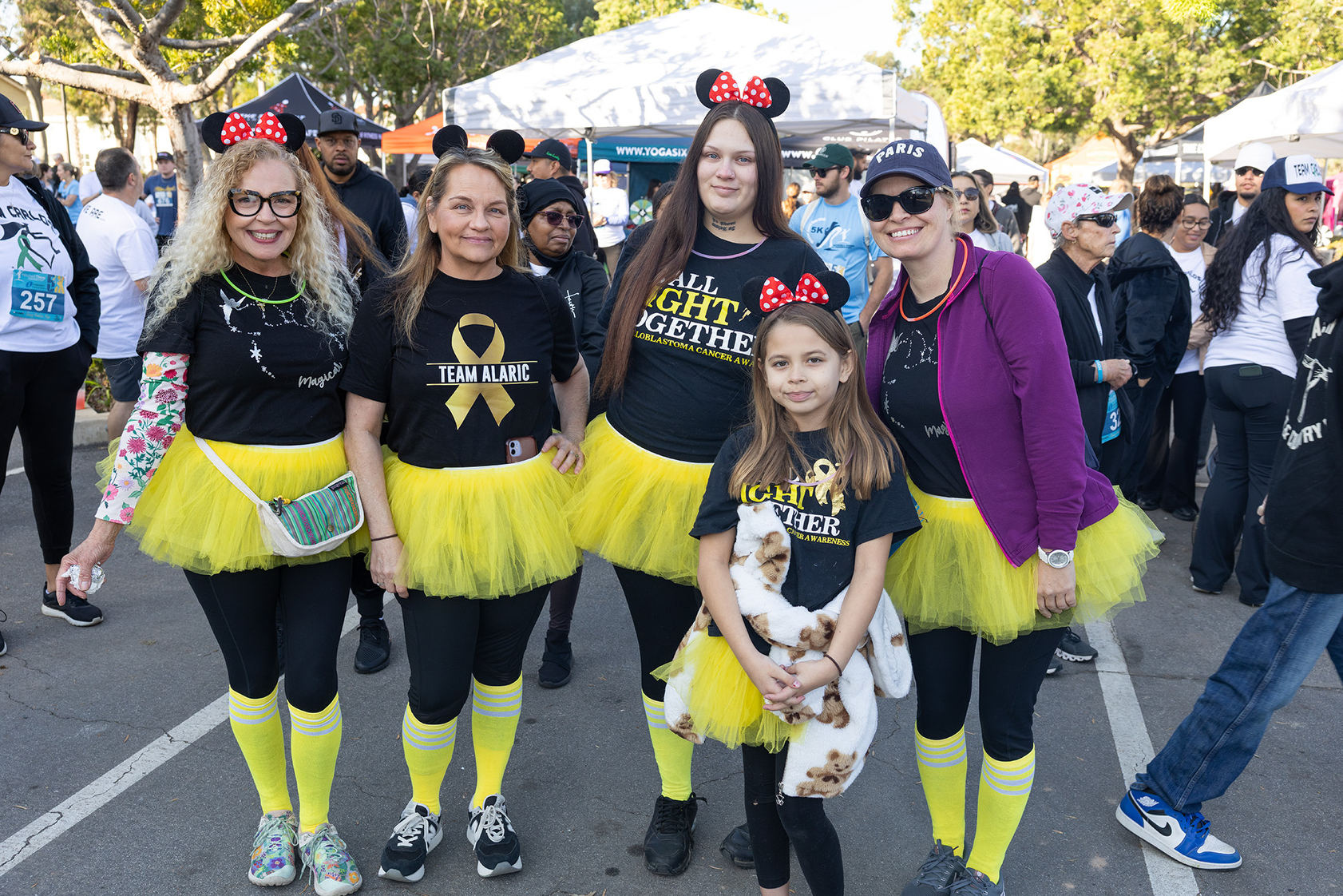 Supporters of Emily’s Team (Jon Clark)