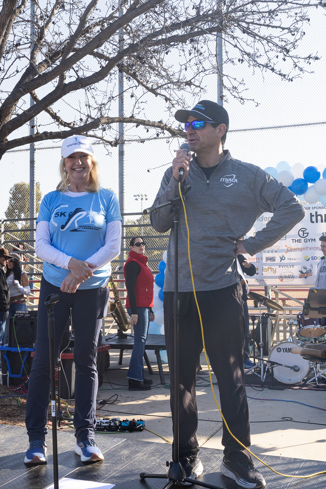 MC Troy Morrison describes this year’s course for the run...