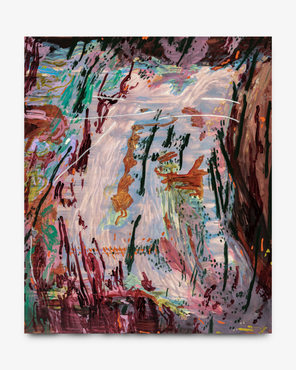 “Struck (Beet Blush)” by Erica Mahinay