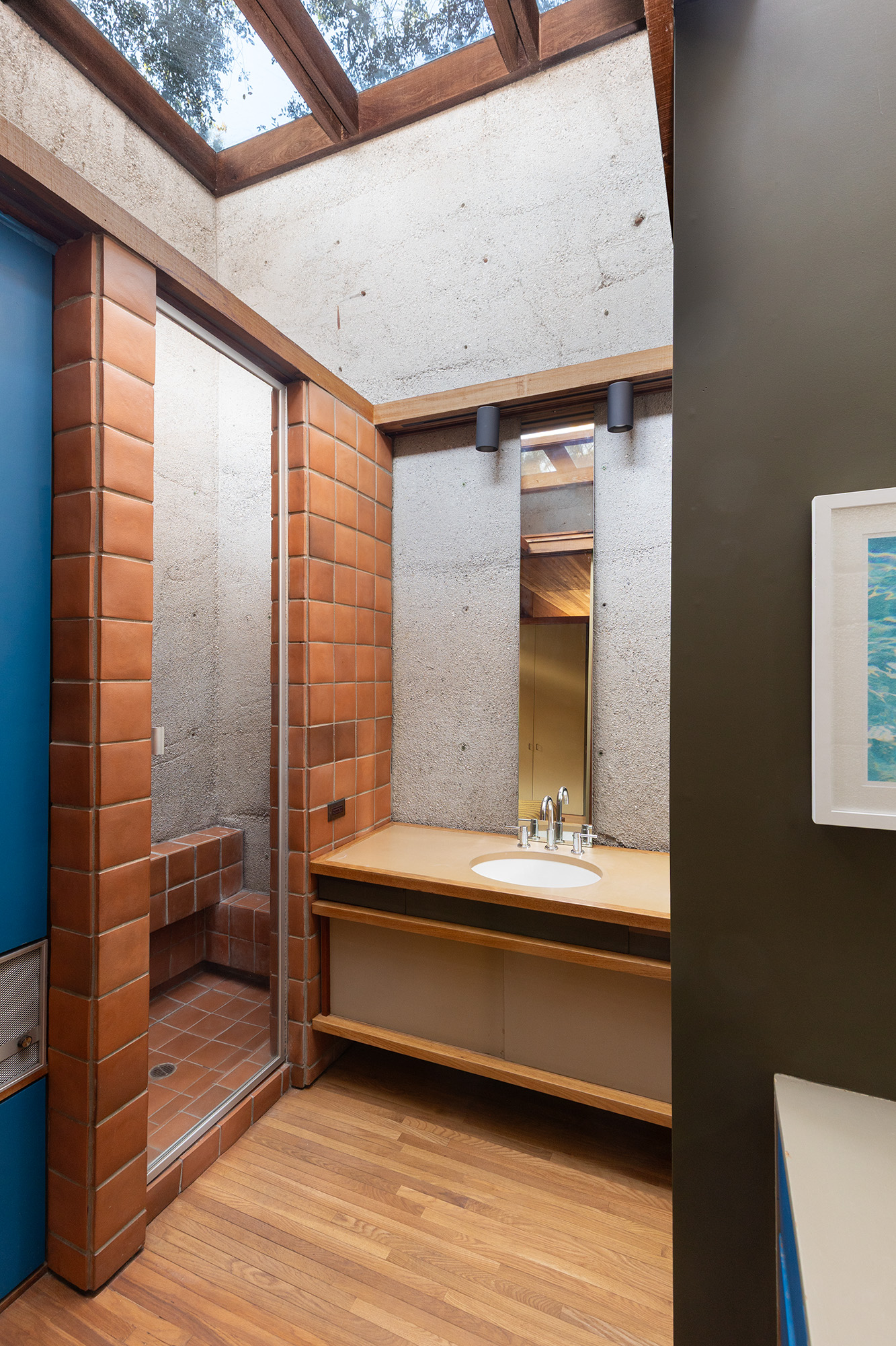 Bedrooms and bathrooms in the Kappe House