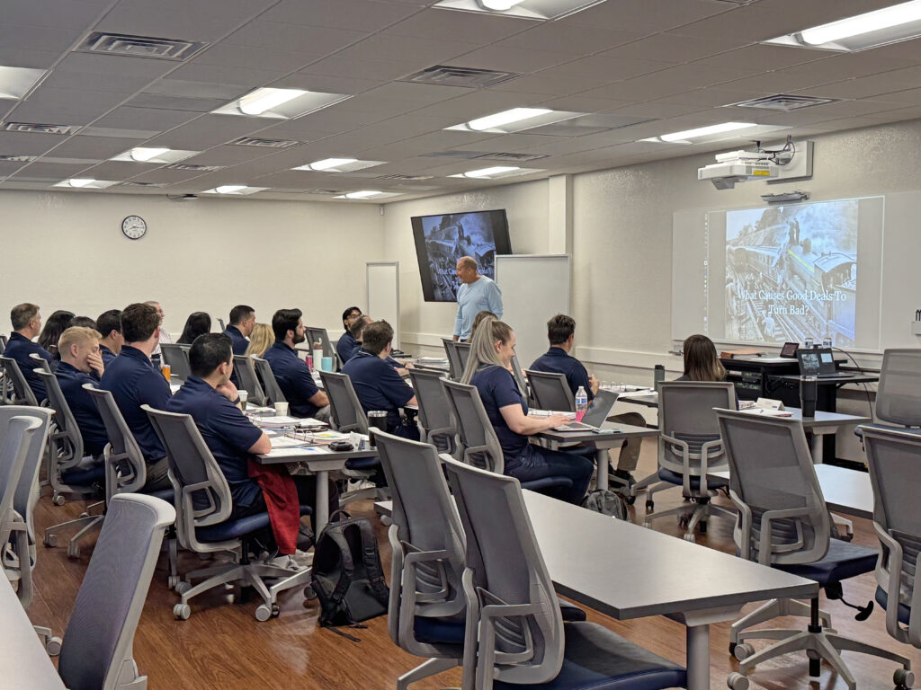 Agricultural Lending Institute class in a University Business Center executive classroom