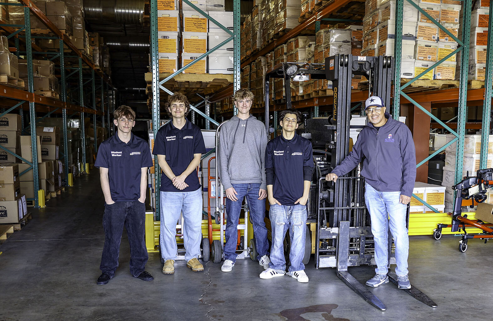 CTEC Students Gain Real-World Experience Through KCSOS Warehouse