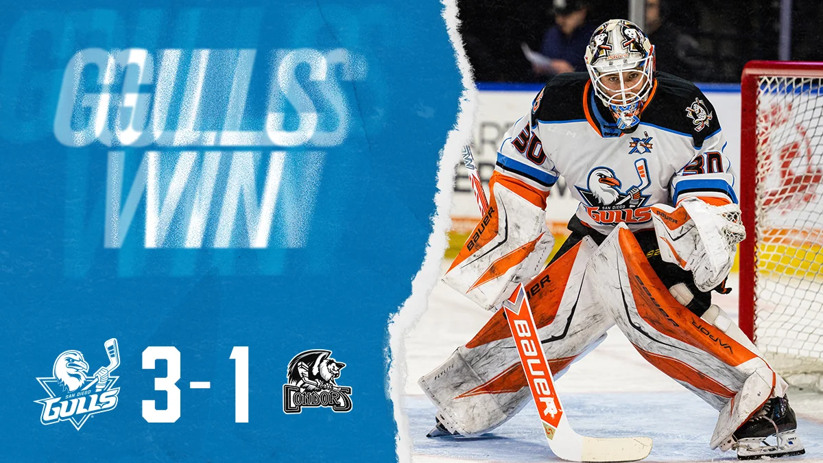 Gulls Secure Win Over Bakersfield Condors