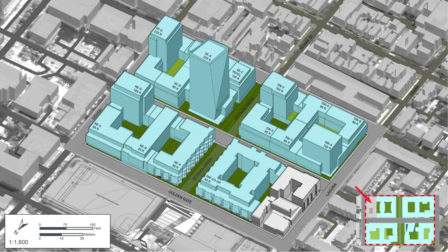 Freedom West 2.0, illustration by DLR Group