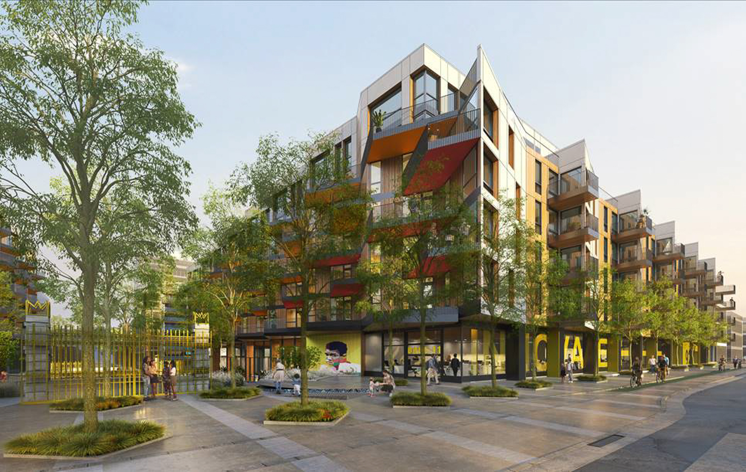 Freedom West 2.0 pedestrian view, rendering courtesy project team