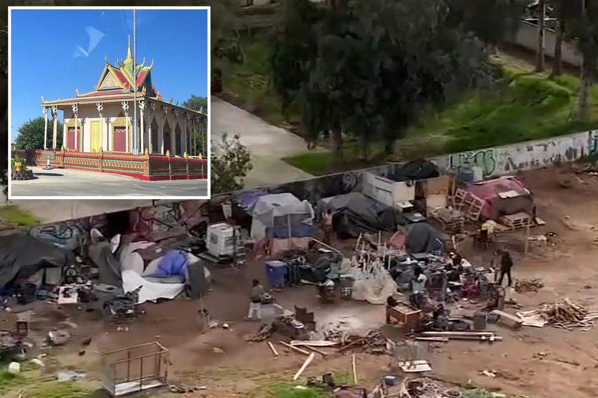 Homeless encampment wreaks havoc at Cambodian Buddhist temple in Fresno