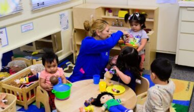 The preschool class at Roosevelt High School.