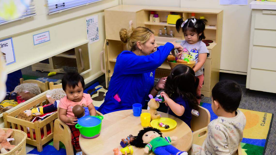 The preschool class at Roosevelt High School.