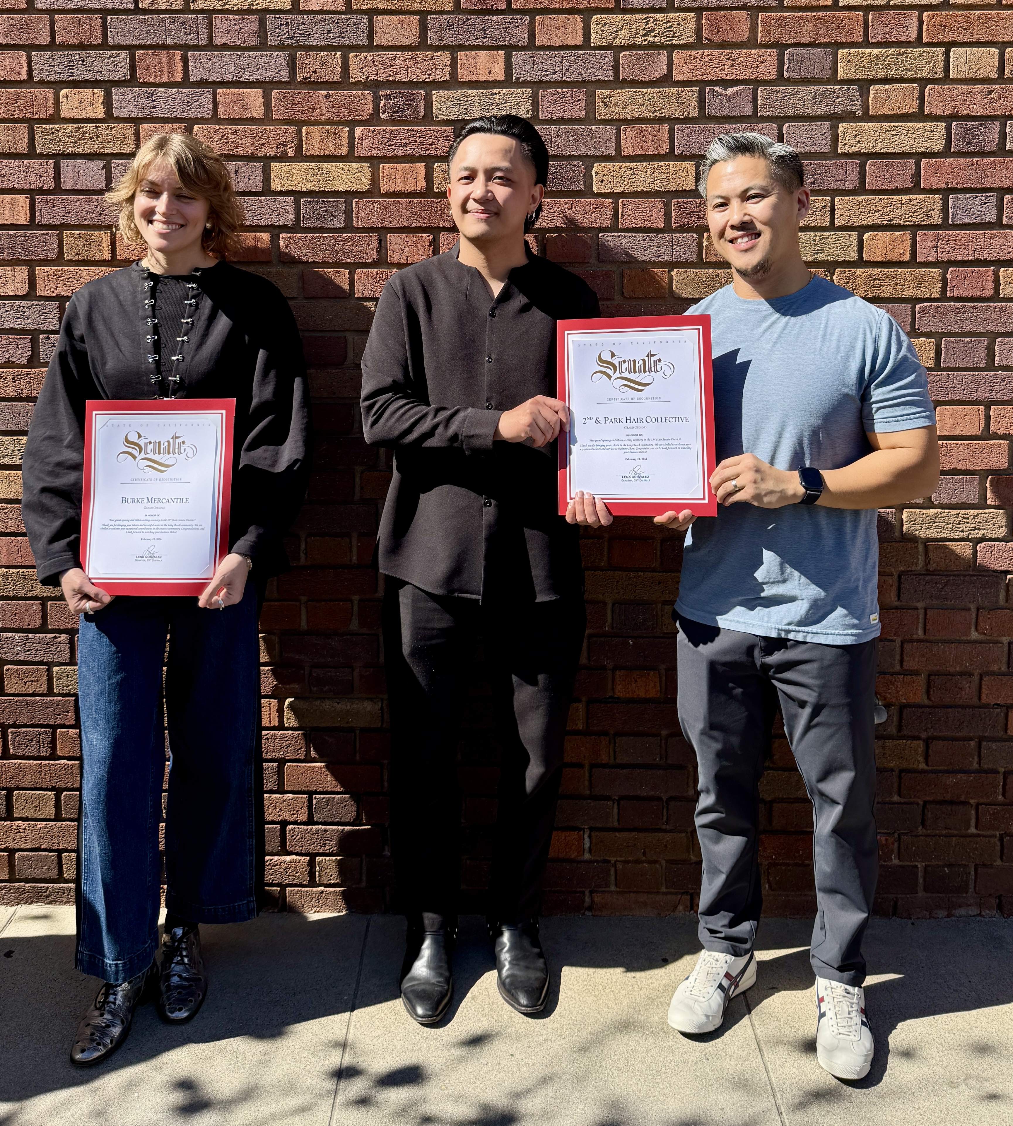 New business owners (from left to right): Maggie Stoll of...